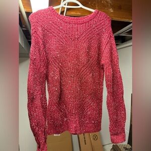 Elegant Burgundy Knit Sweater for Women